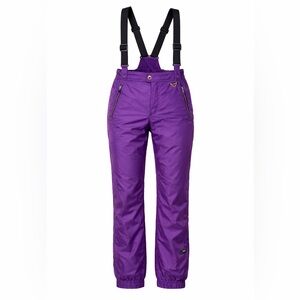 Vintage JUPA Purple Snow Pants w/ Suspenders | Retro Ski Y2K | Size 12